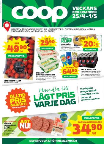 Coop reklamblad - 25/4 2022 - 1/5 2022.