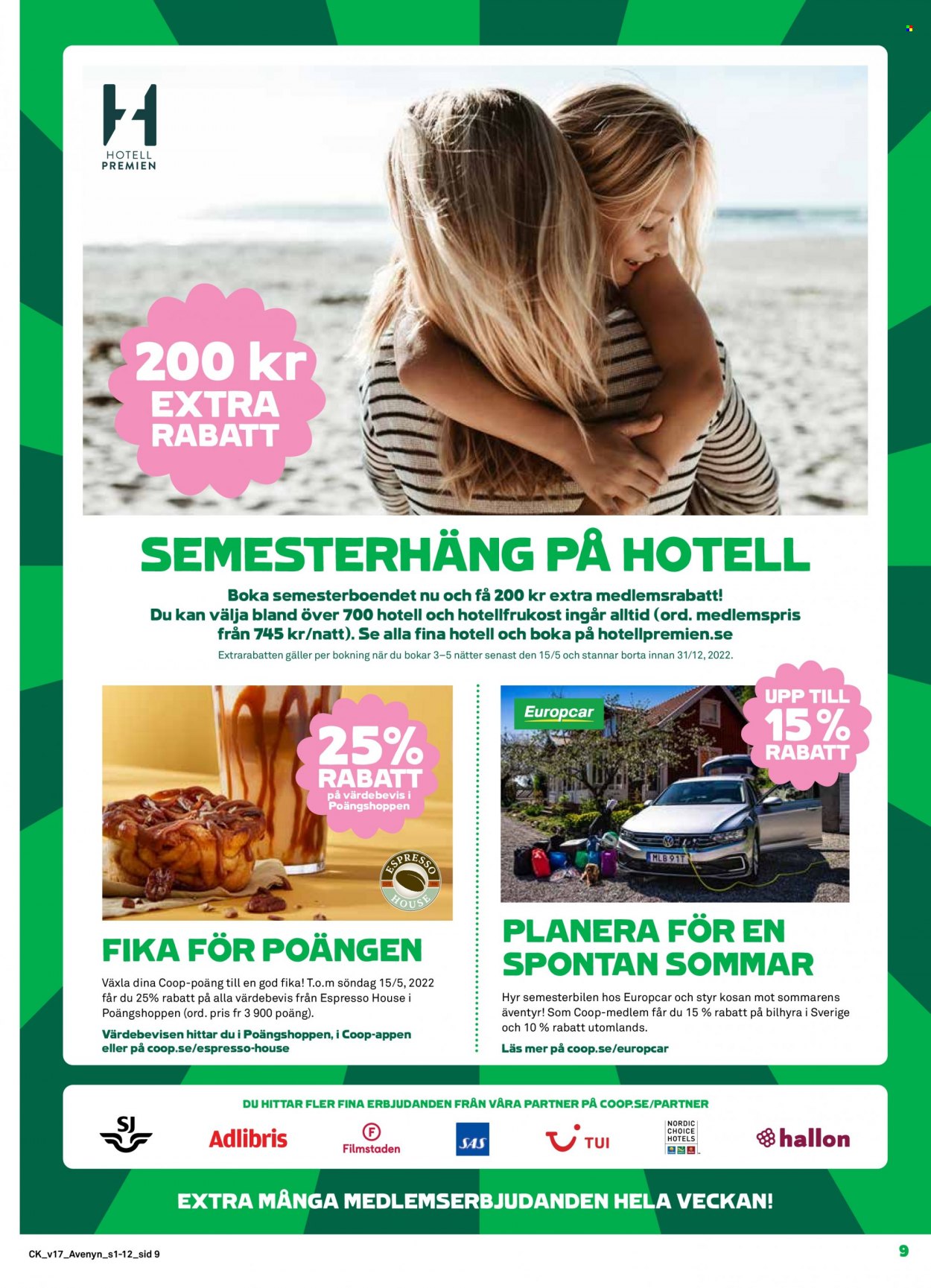 Coop reklamblad - 25/4 2022 - 1/5 2022. Sida 9