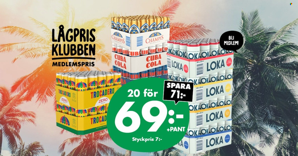 ÖoB reklamblad. Sida 1
