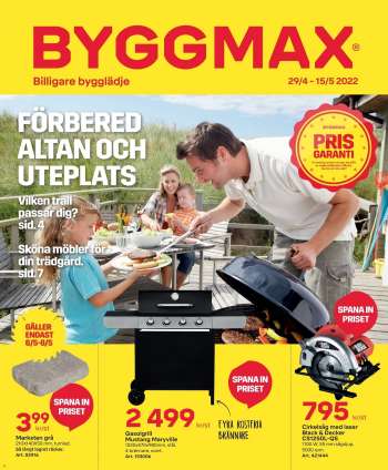 ByggMax reklamblad - 29/4 2022 - 15/5 2022.