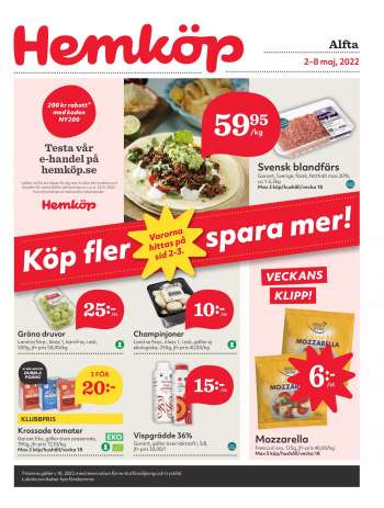 Hemköp reklamblad - 2/5 2022 - 8/5 2022.