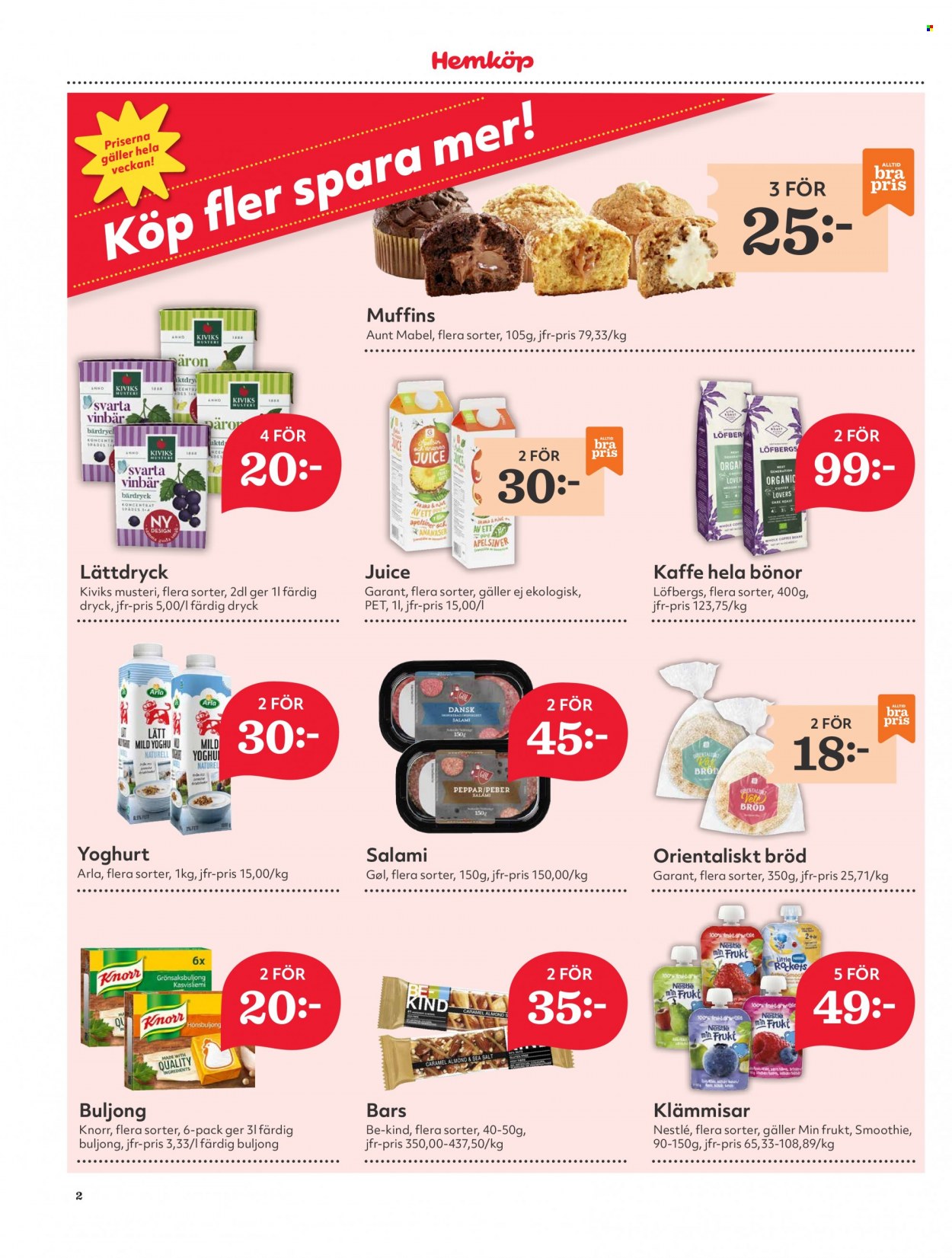 Hemköp reklamblad - 2/5 2022 - 8/5 2022. Sida 2