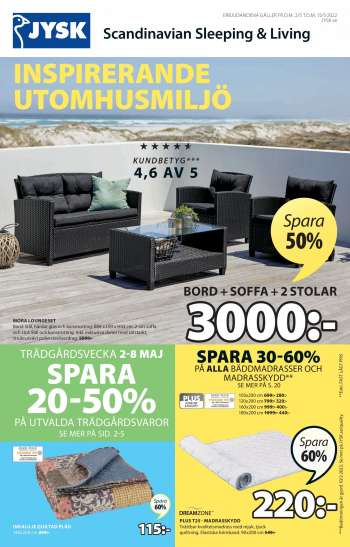 JYSK reklamblad - 2/5 2022 - 15/5 2022.