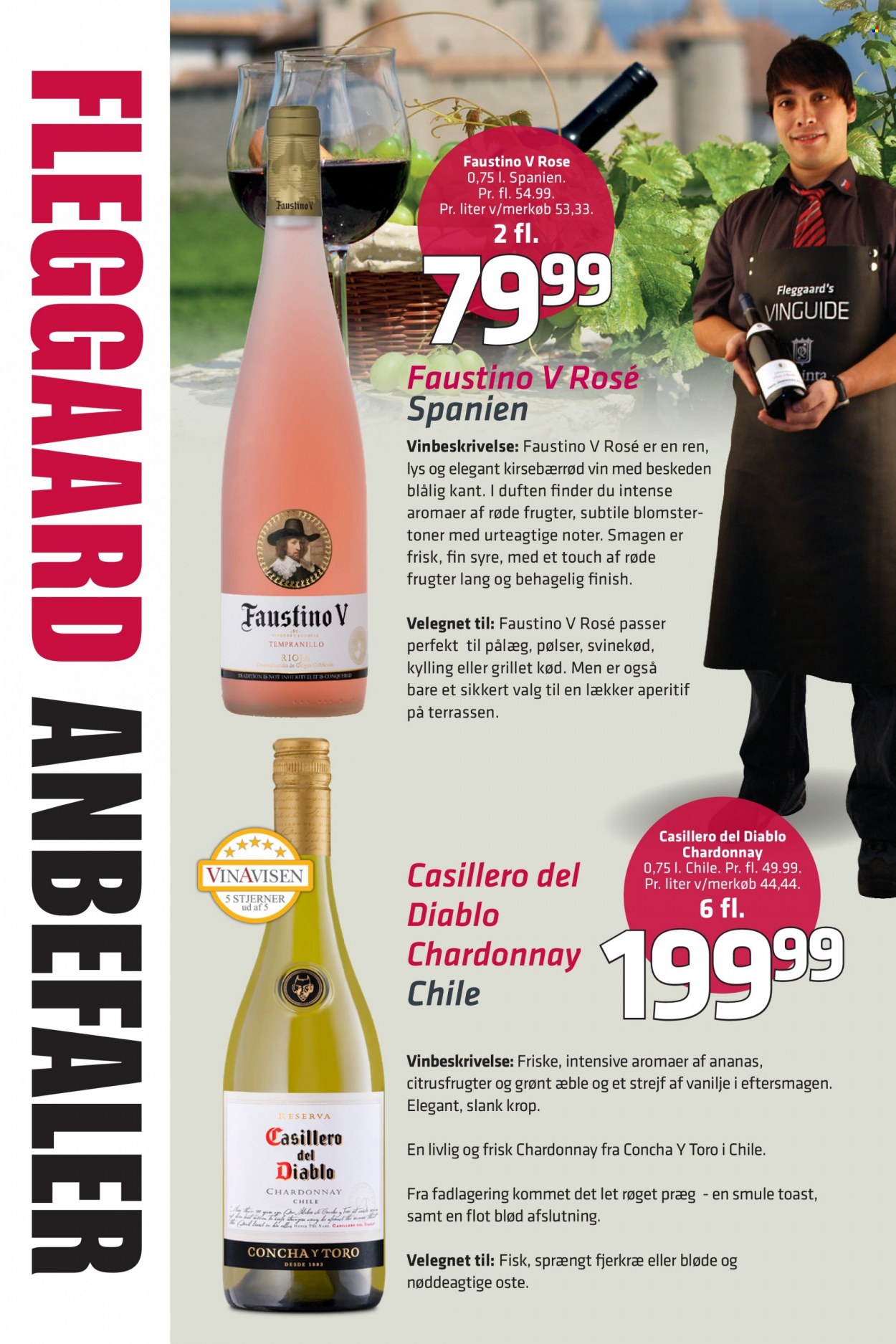 thumbnail - Fleggaard reklamblad - 4/5 2022 - 24/5 2022 - varor från reklamblad - Casillero del Diablo, chardonnay, vin. Sida 25.