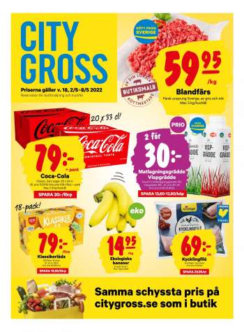 City Gross reklamblad - 2/5 2022 - 8/5 2022.