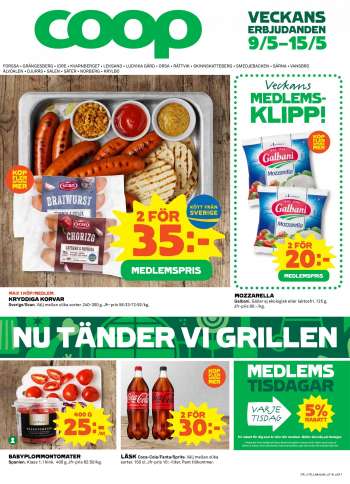 Coop reklamblad - 9/5 2022 - 15/5 2022.