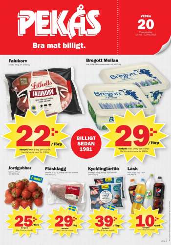 Pekås reklamblad - 16/5 2022 - 22/5 2022.