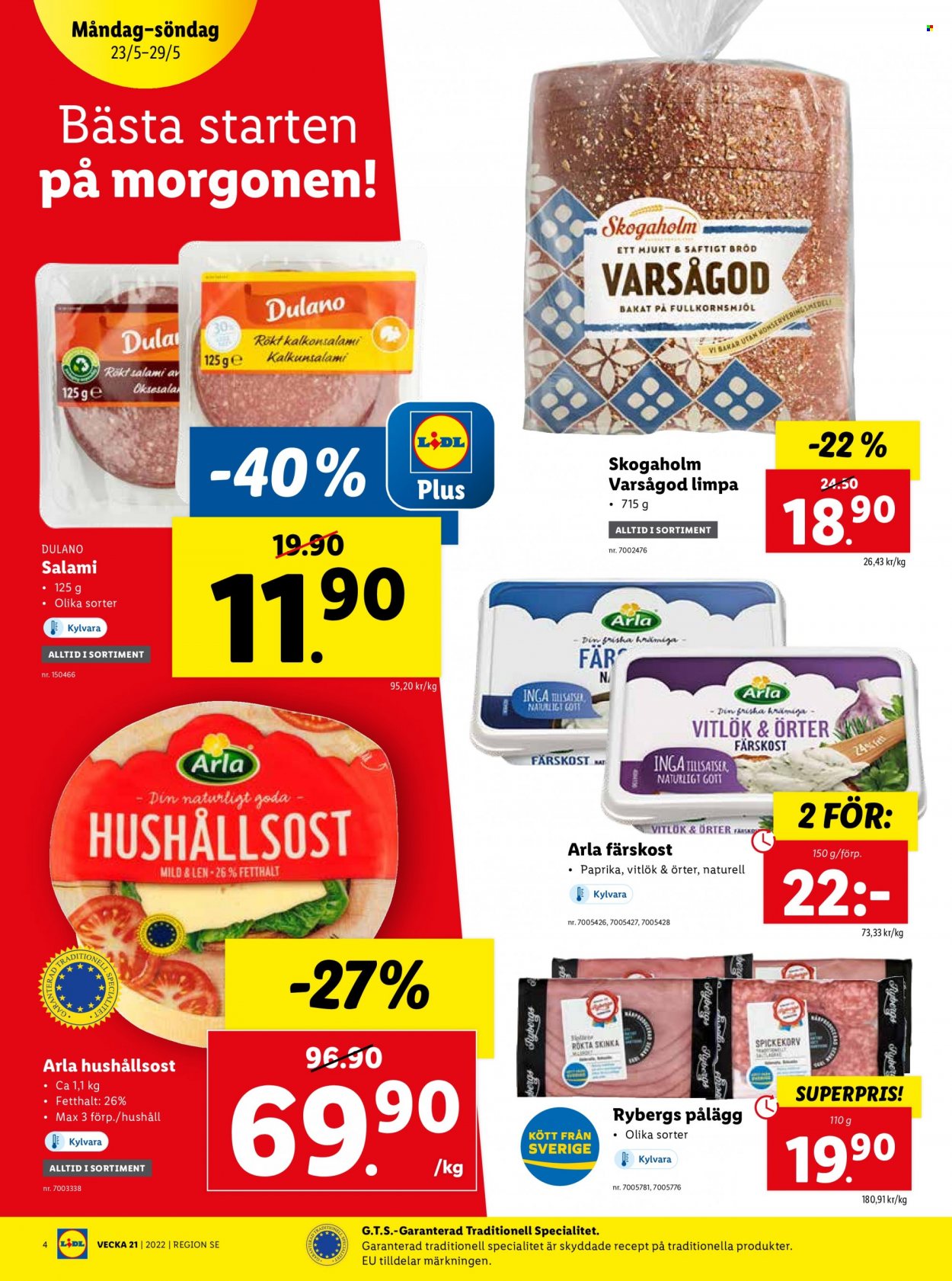 Lidl reklamblad - 23/5 2022 - 29/5 2022. Sida 4
