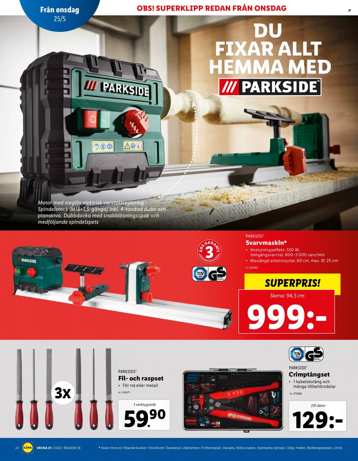 Lidl reklamblad - 23/5 2022 - 29/5 2022. Sida 22