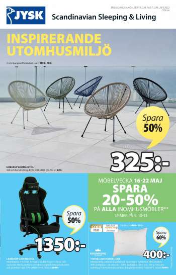 JYSK reklamblad - 16/5 2022 - 29/5 2022.