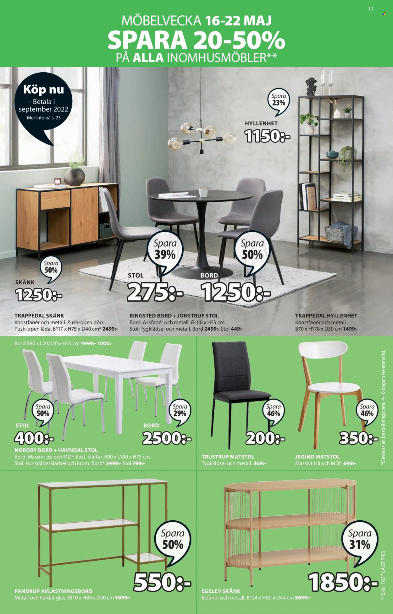 JYSK reklamblad - 16/5 2022 - 29/5 2022. Sida 11