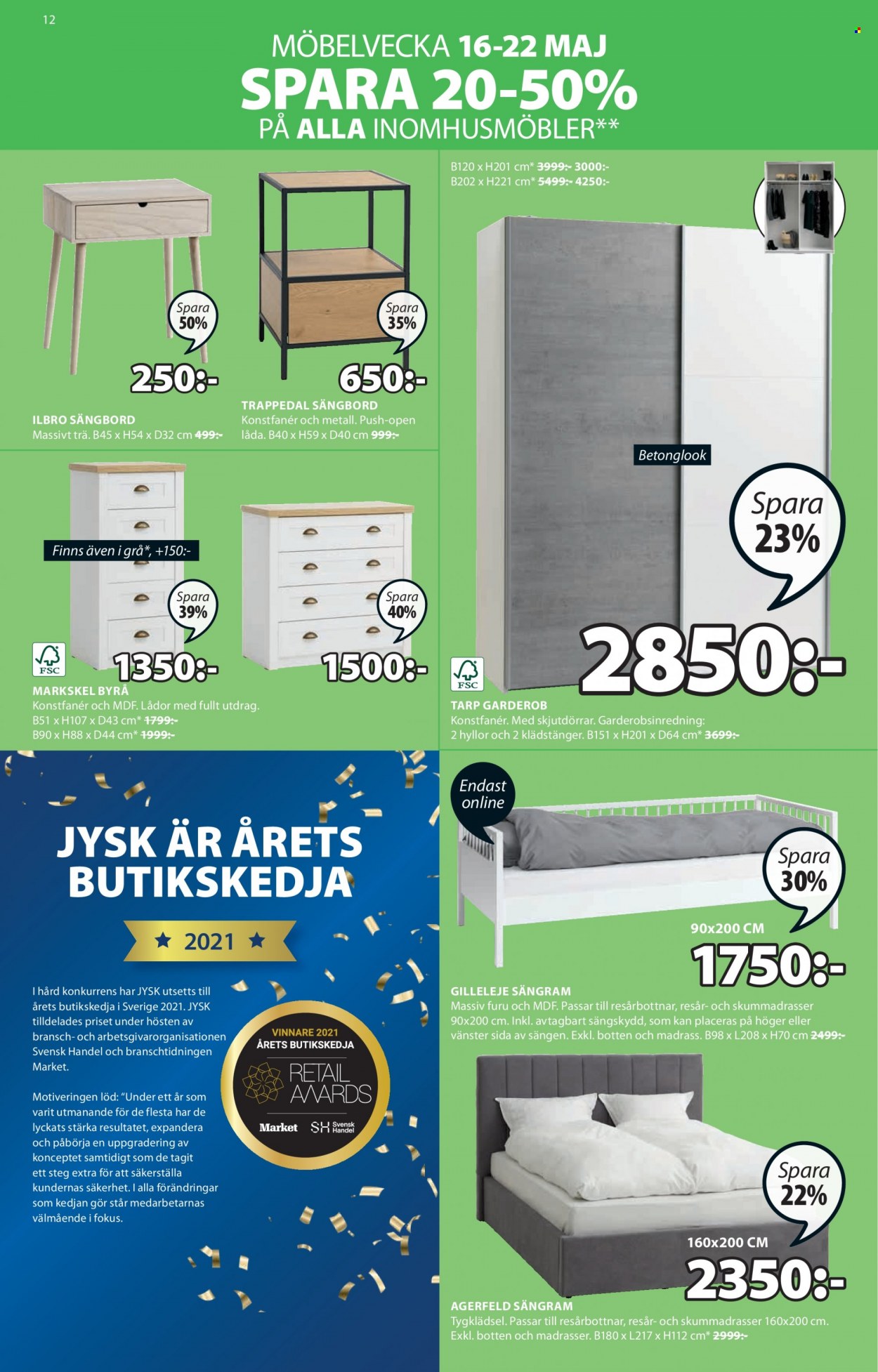 JYSK reklamblad - 16/5 2022 - 29/5 2022. Sida 12