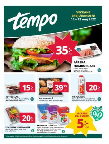 Tempo reklamblad - 16/5 2022 - 22/5 2022.