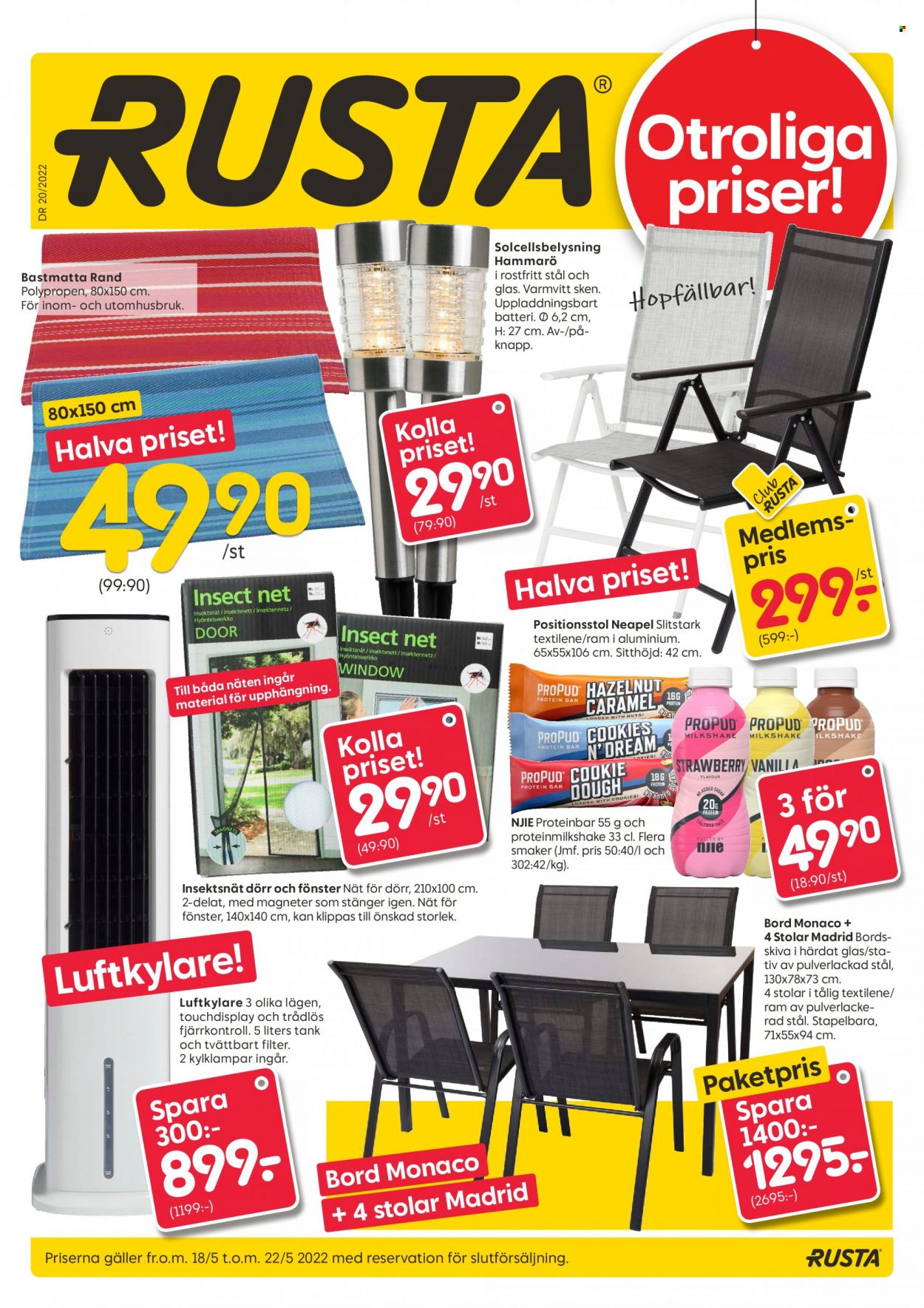 Rusta reklamblad - 18/5 2022 - 22/5 2022. Sida 1