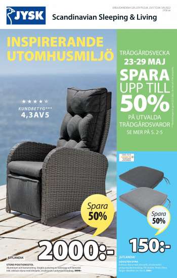 JYSK reklamblad - 23/5 2022 - 5/6 2022.