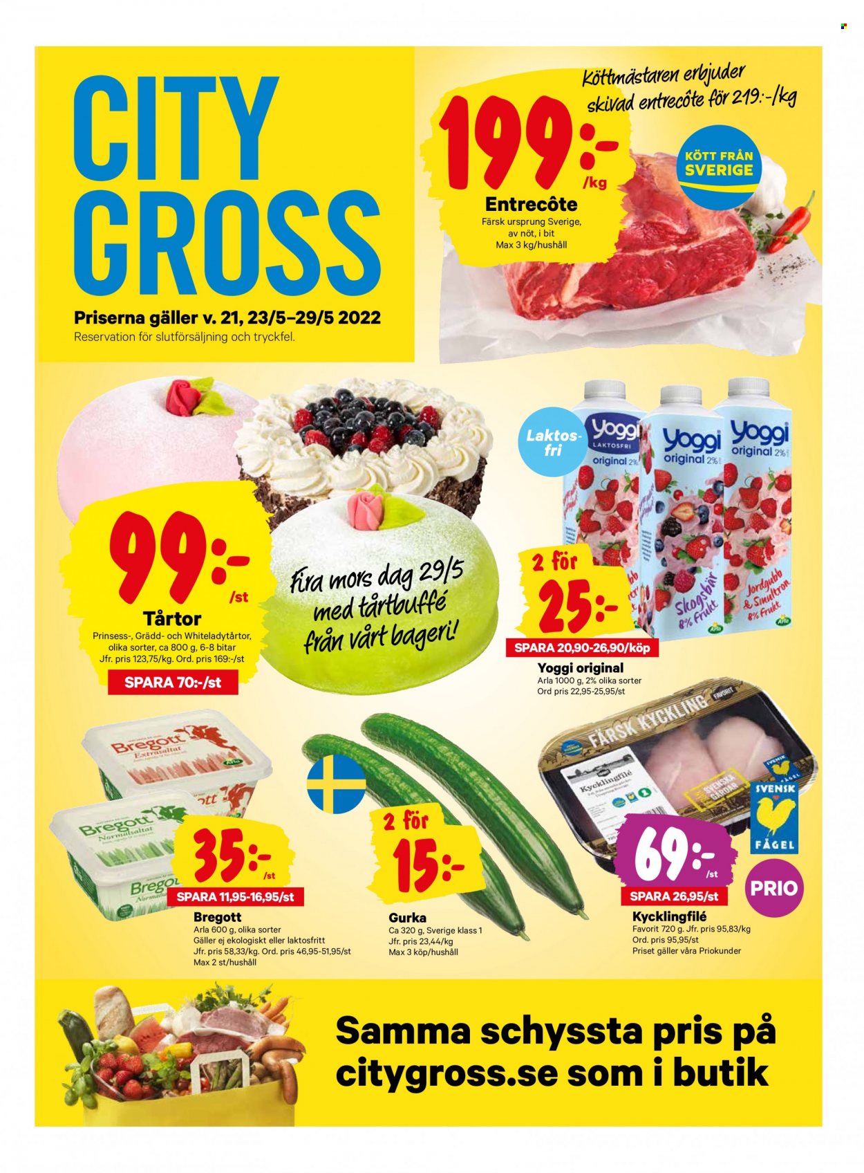 City Gross reklamblad - 23/5 2022 - 29/5 2022. Sida 1
