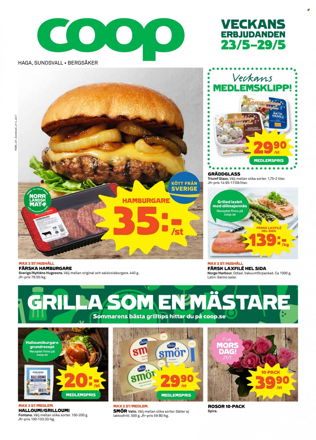 Coop reklamblad - 23/5 2022 - 29/5 2022. Sida 1