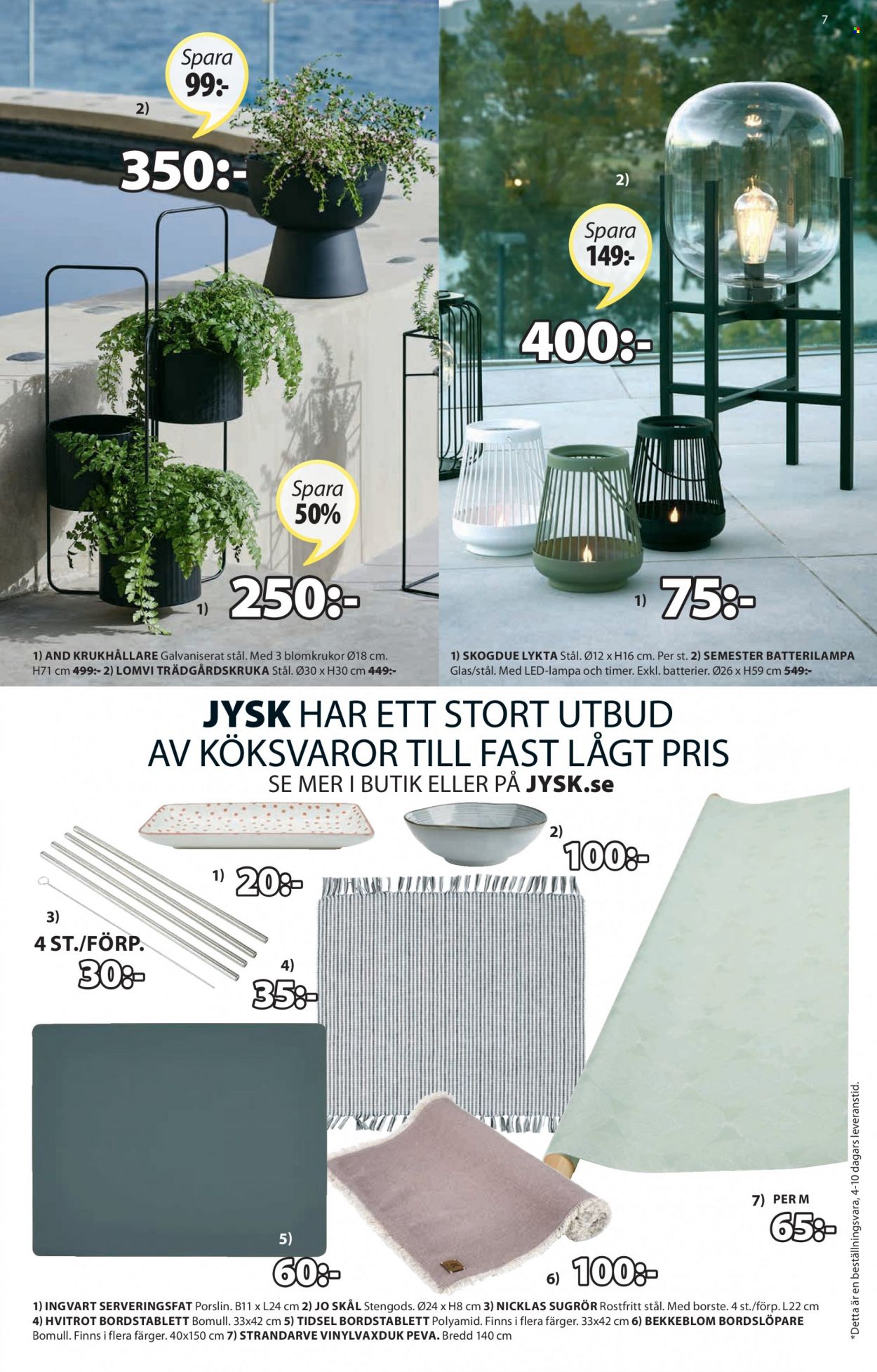 JYSK reklamblad - 30/5 2022 - 12/6 2022. Sida 7