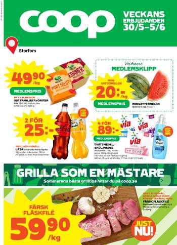 Coop reklamblad - 30/5 2022 - 5/6 2022.