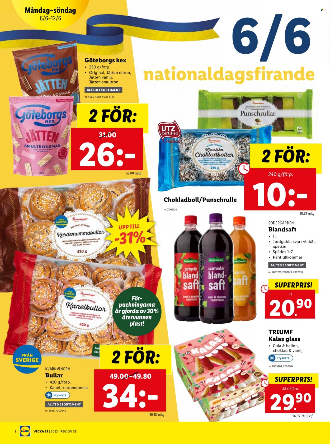 Lidl reklamblad - 6/6 2022 - 12/6 2022. Sida 8