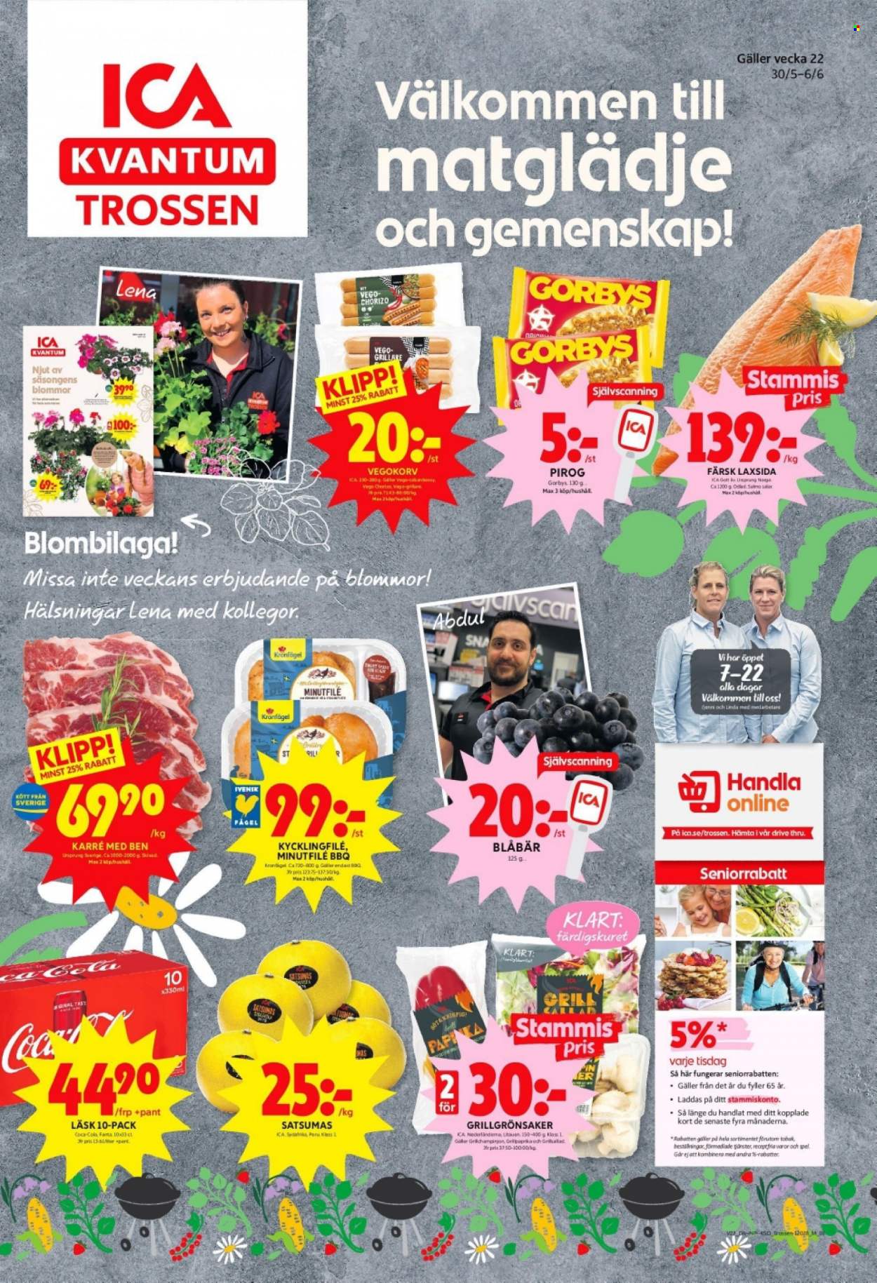 ICA reklamblad - 30/5 2022 - 6/6 2022. Sida 1