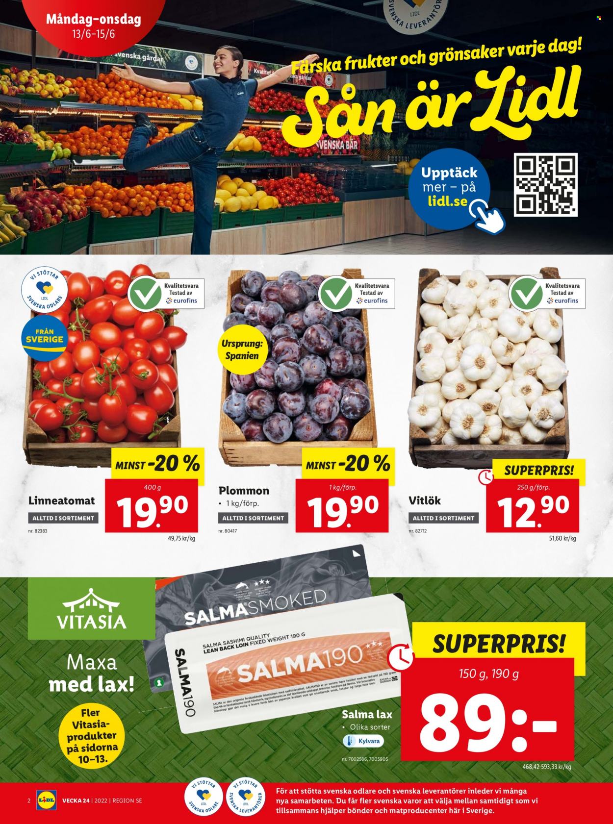 Lidl reklamblad - 13/6 2022 - 19/6 2022. Sida 2