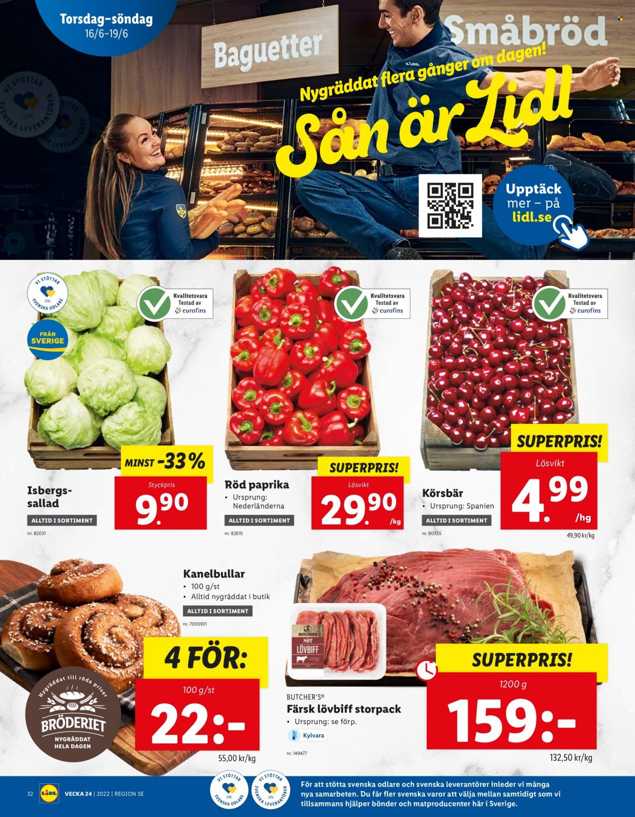 Lidl reklamblad - 13/6 2022 - 19/6 2022. Sida 36
