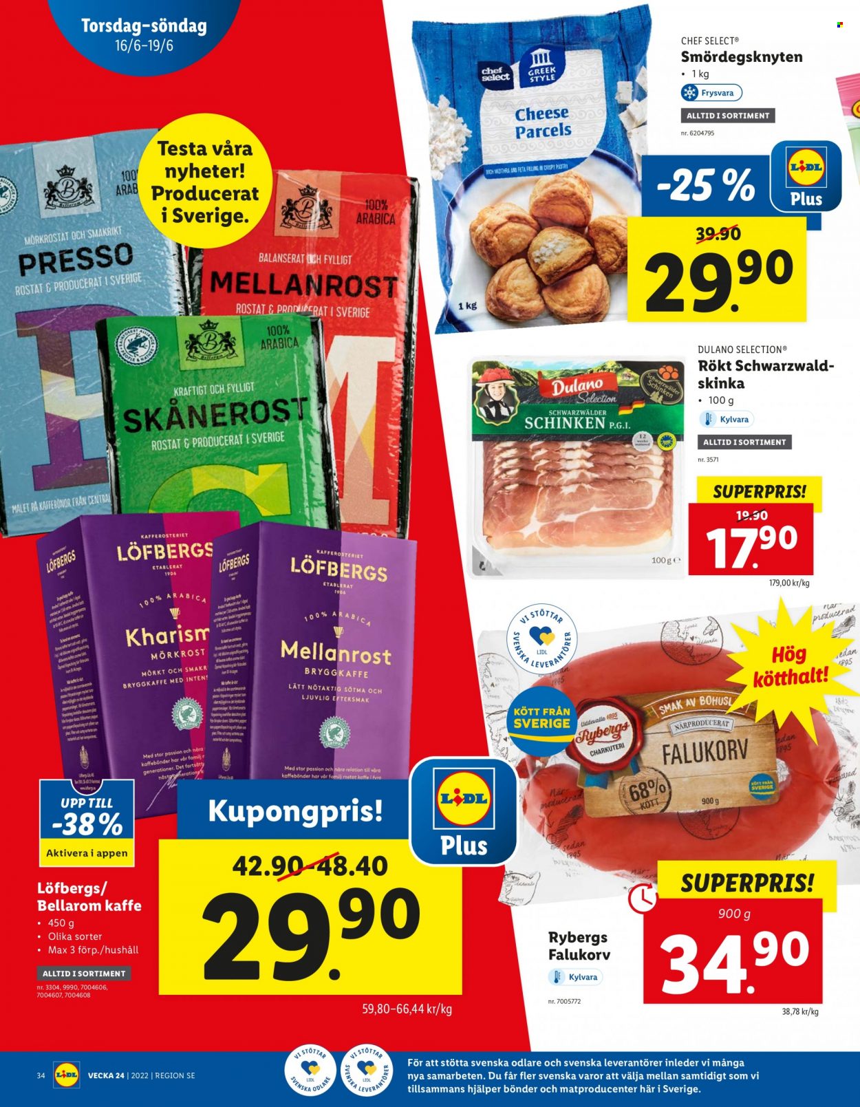 Lidl reklamblad - 13/6 2022 - 19/6 2022. Sida 38