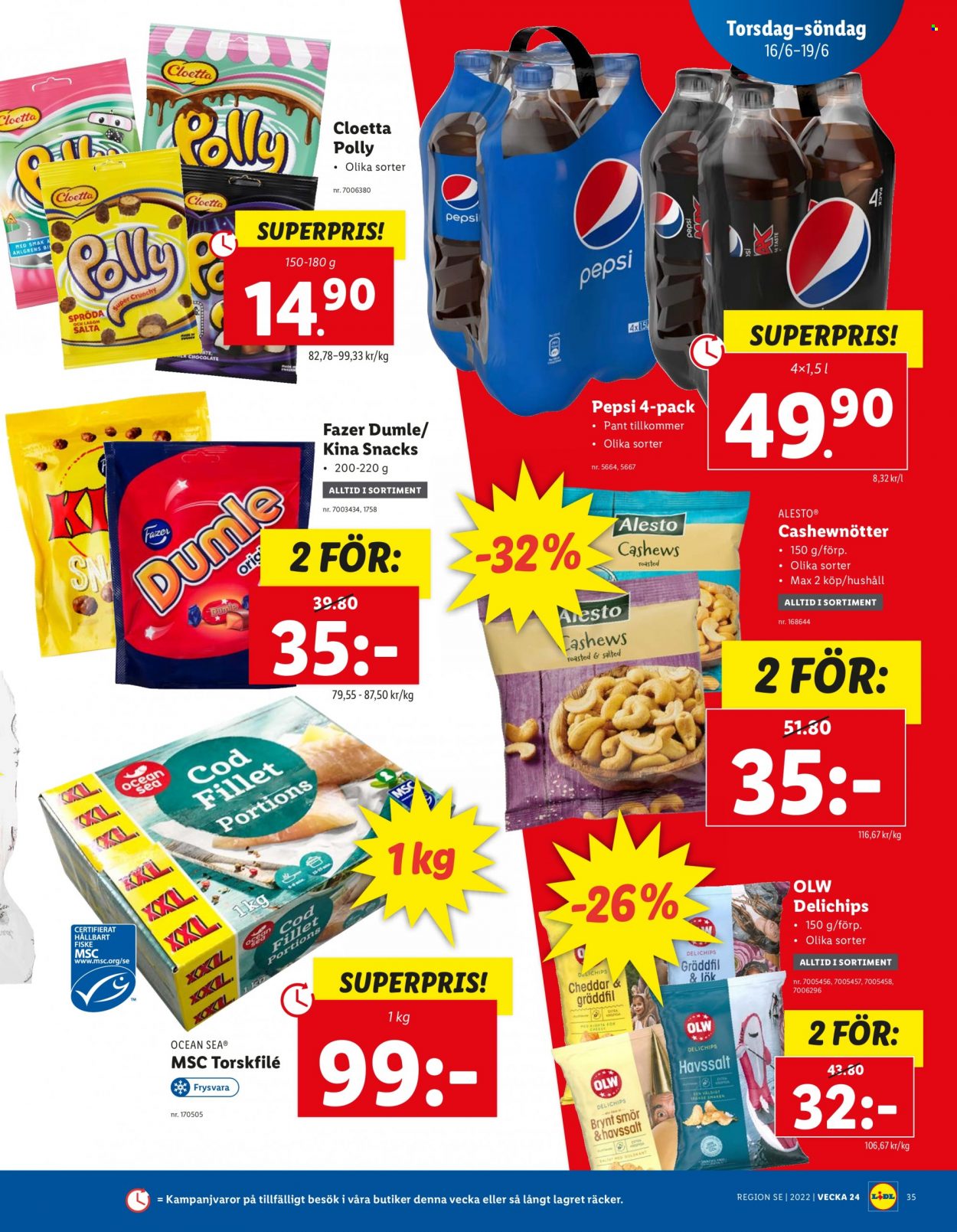 Lidl reklamblad - 13/6 2022 - 19/6 2022. Sida 39