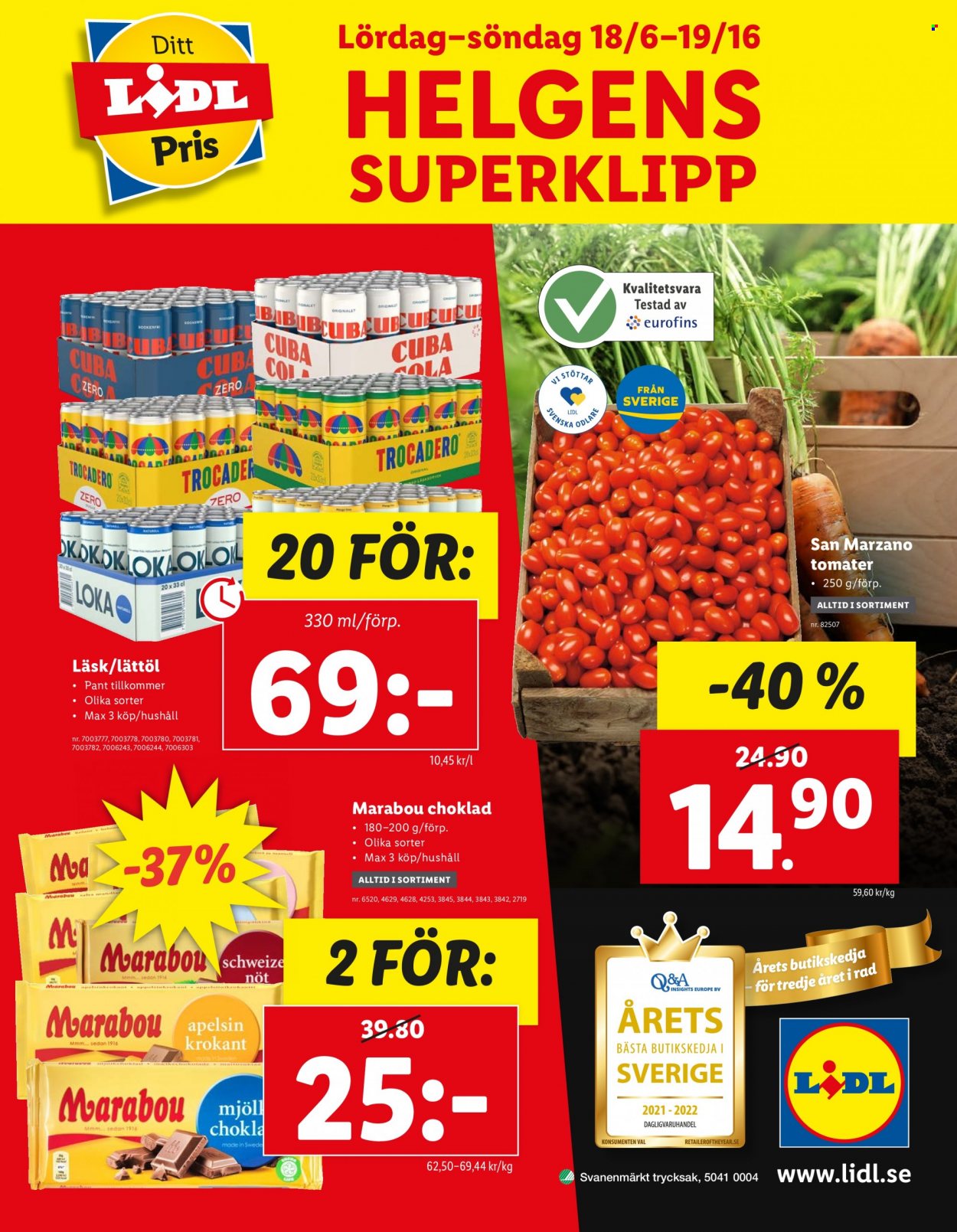Lidl reklamblad - 13/6 2022 - 19/6 2022. Sida 40