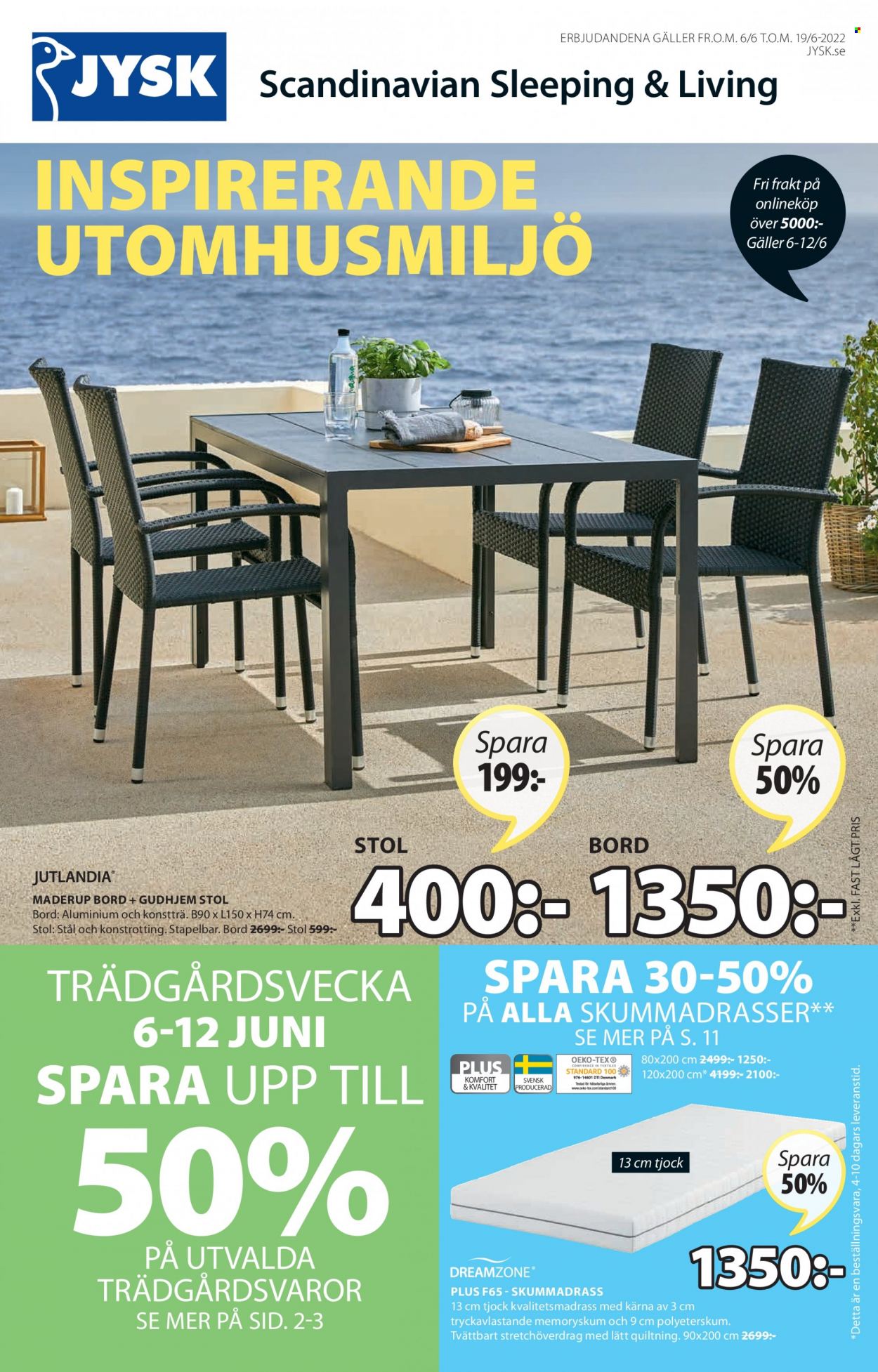 JYSK reklamblad - 6/6 2022 - 19/6 2022. Sida 1
