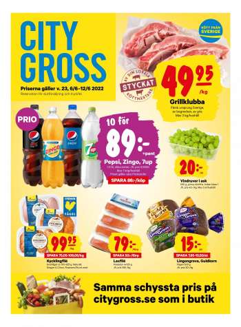 City Gross reklamblad - 6/6 2022 - 12/6 2022.