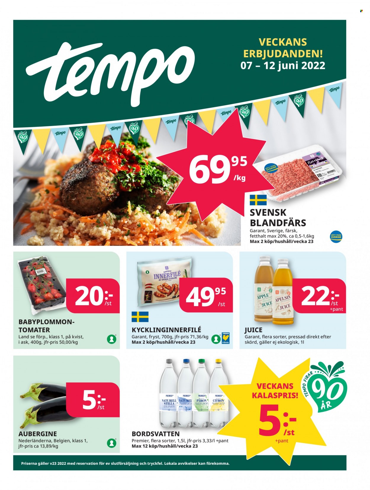 Tempo reklamblad - 7/6 2022 - 12/6 2022. Sida 1