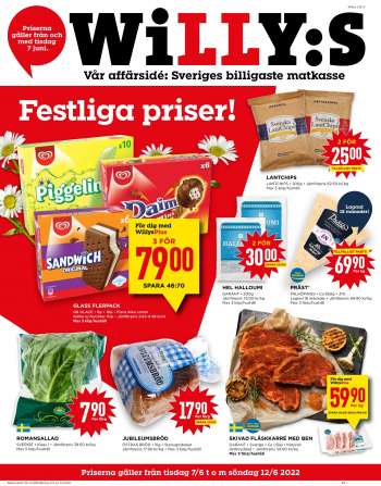 Willys reklamblad - 7/6 2022 - 12/6 2022.
