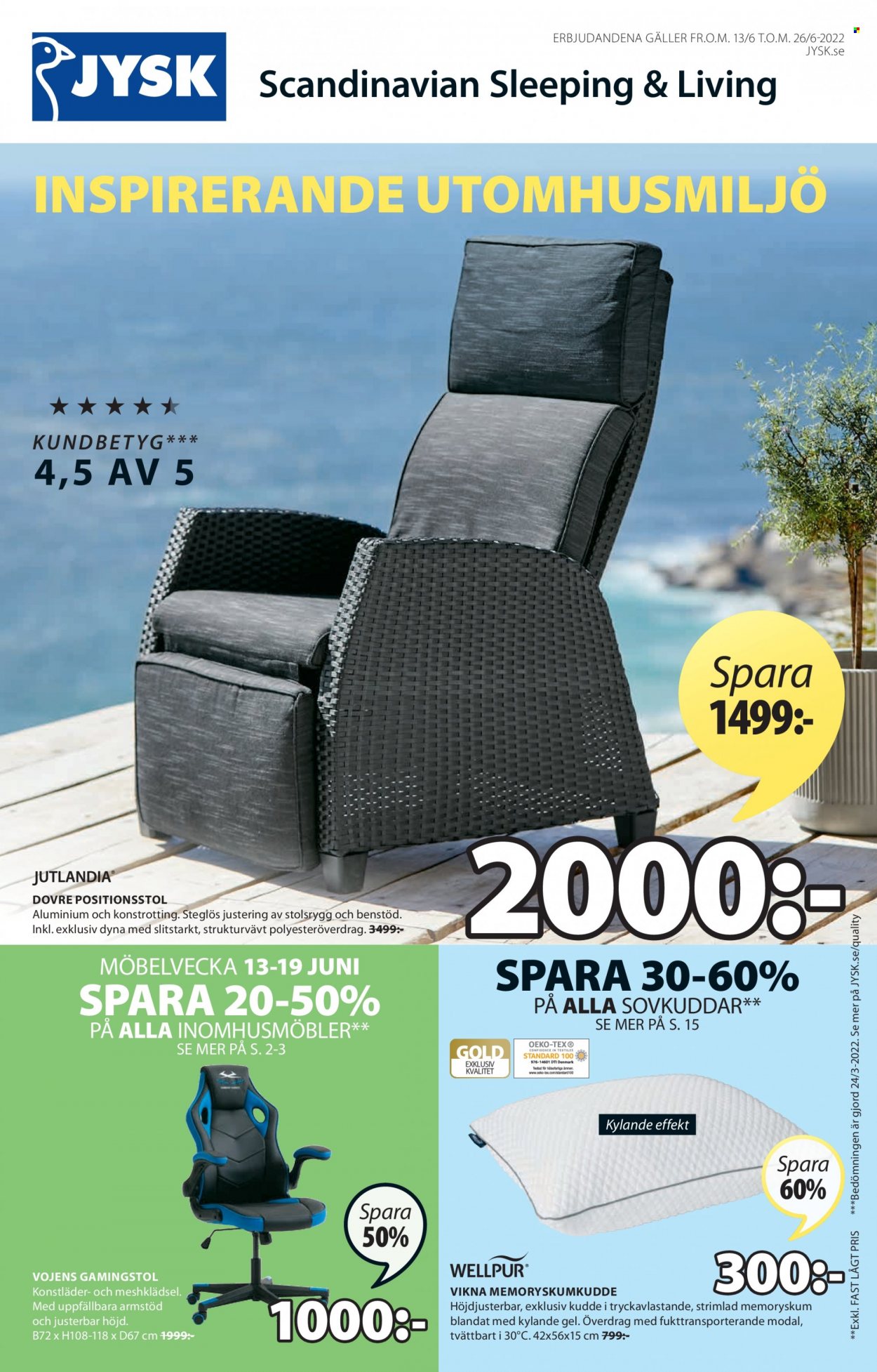 JYSK reklamblad - 13/6 2022 - 26/6 2022. Sida 1