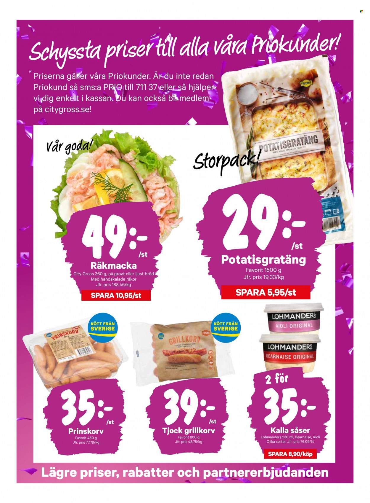 City Gross reklamblad - 13/6 2022 - 19/6 2022. Sida 3