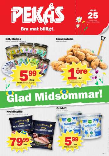 Pekås reklamblad - 20/6 2022 - 26/6 2022.