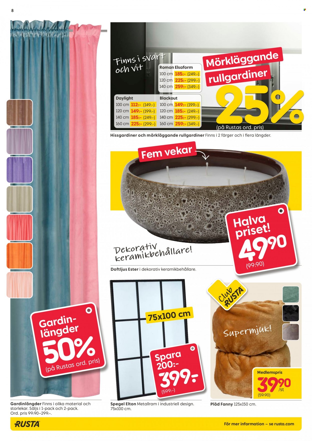 Rusta reklamblad - 15/6 2022 - 19/6 2022. Sida 8