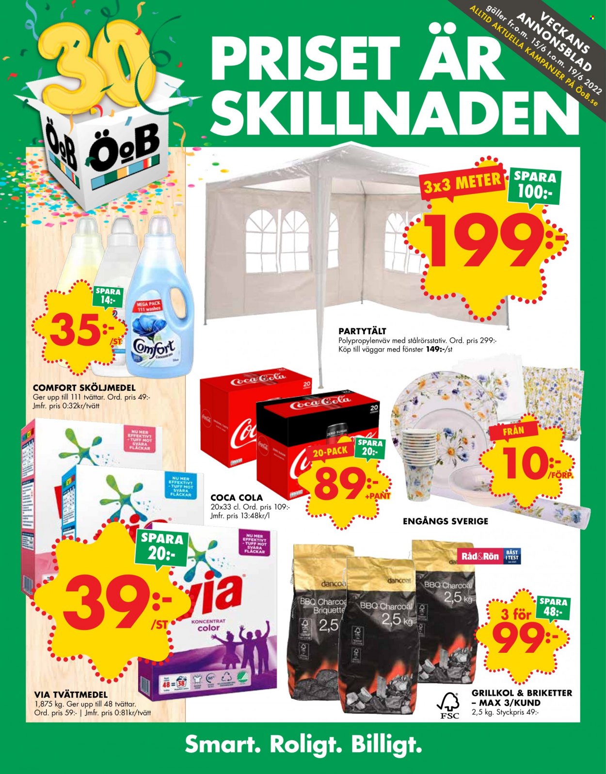 ÖoB reklamblad - 15/6 2022 - 19/6 2022. Sida 1