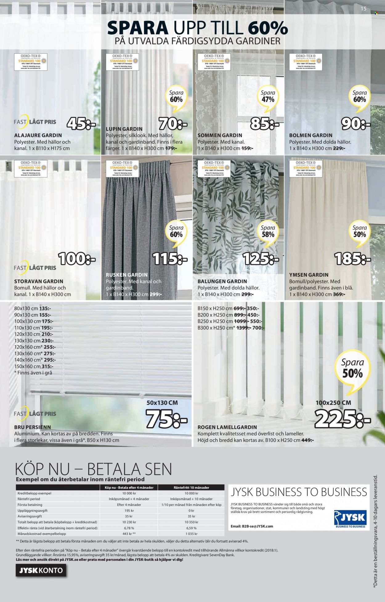 JYSK reklamblad - 20/6 2022 - 26/6 2022. Sida 15