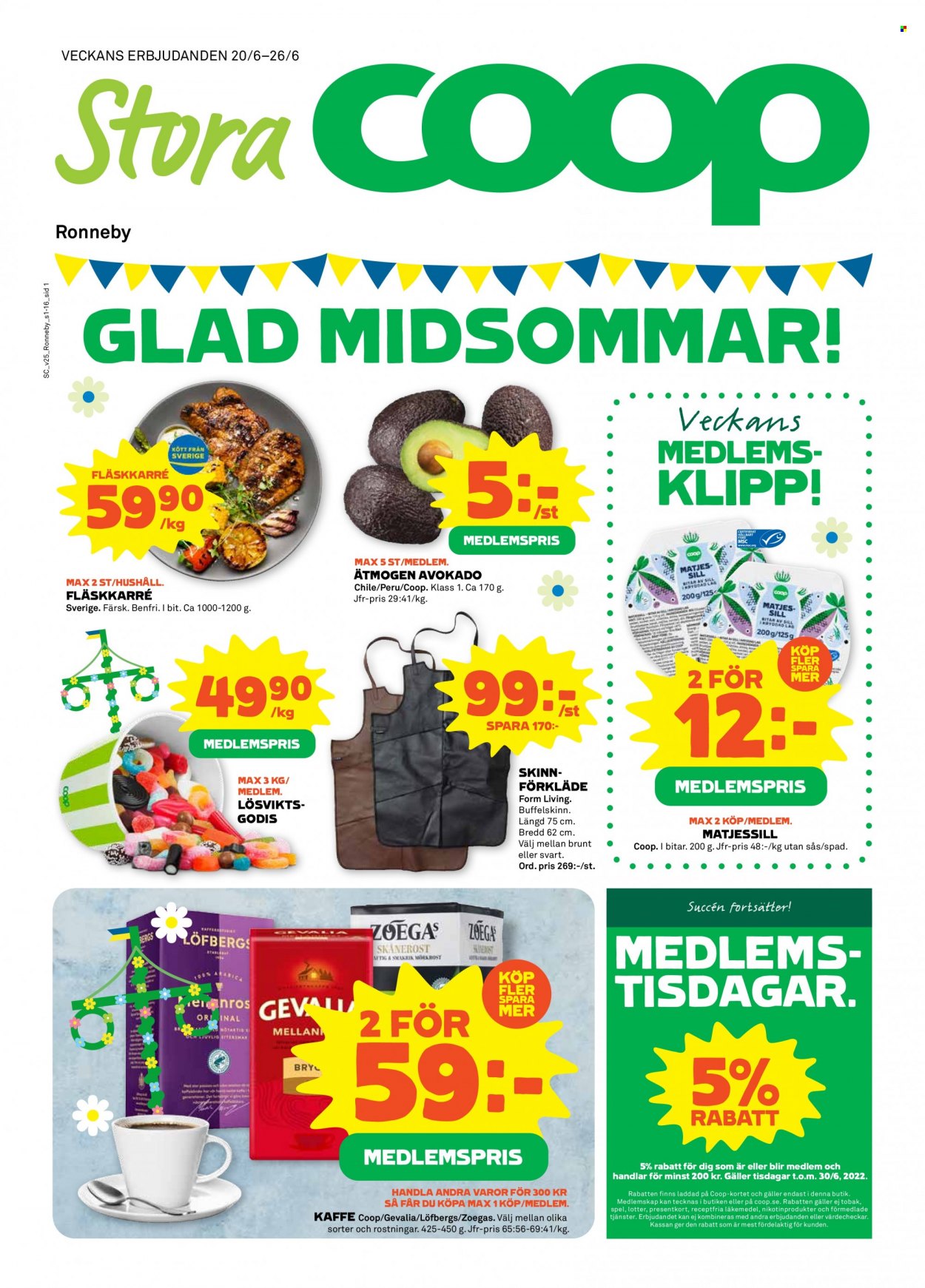 Stora Coop reklamblad - 20/6 2022 - 26/6 2022. Sida 1