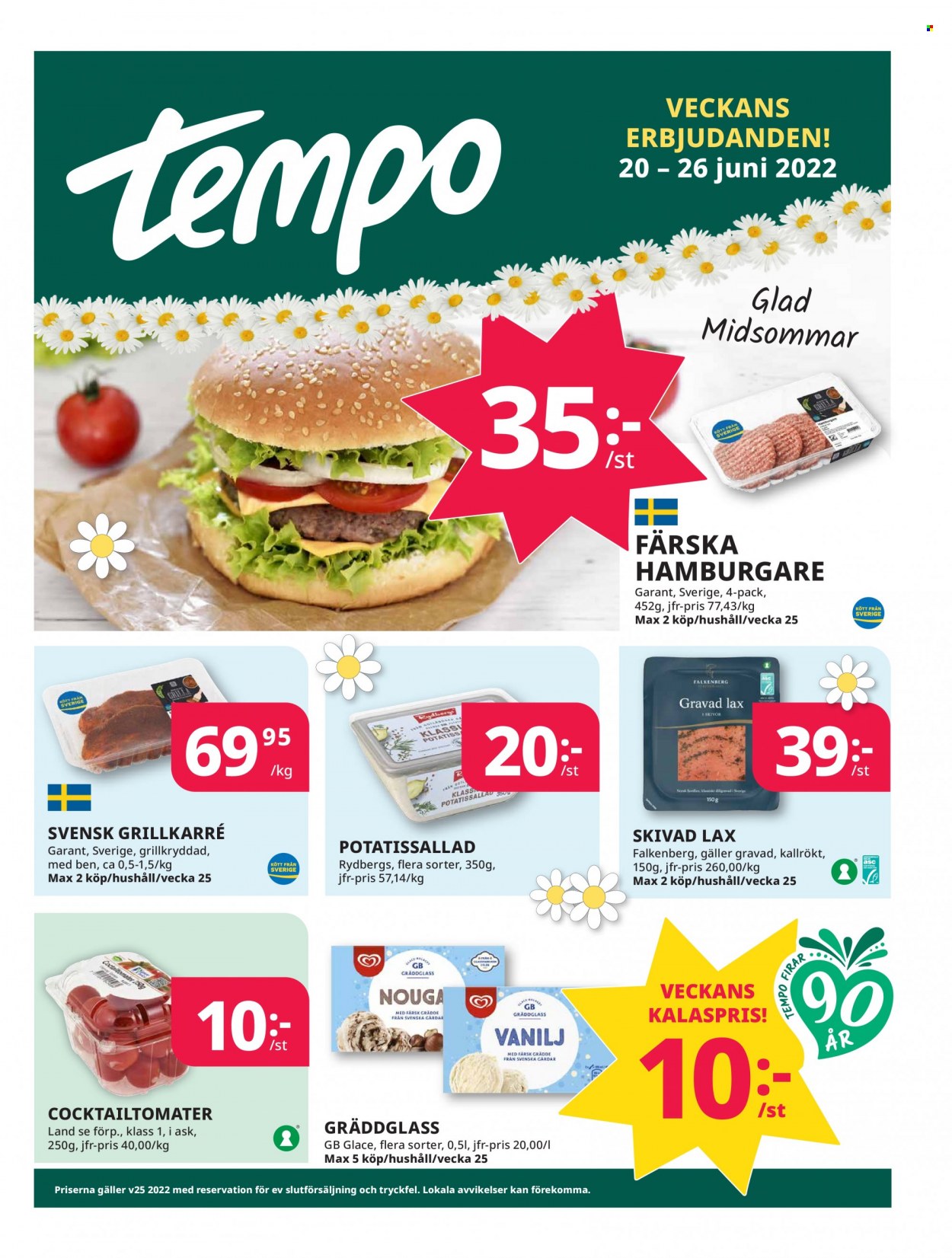 Tempo reklamblad - 20/6 2022 - 26/6 2022. Sida 1