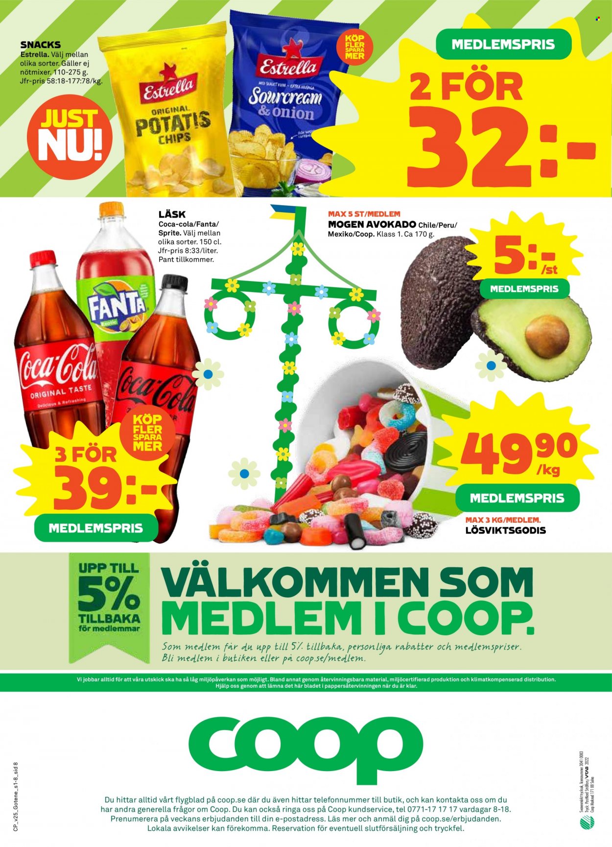 Coop reklamblad - 20/6 2022 - 26/6 2022. Sida 8