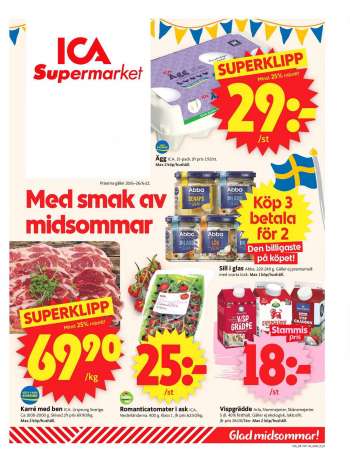 ICA reklamblad - 20/6 2022 - 26/6 2022.