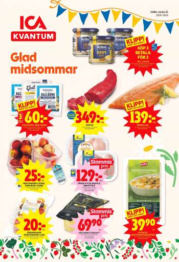 ICA reklamblad - 20/6 2022 - 26/6 2022.