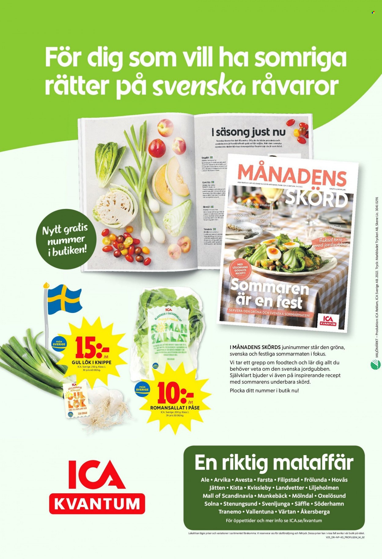 ICA reklamblad - 20/6 2022 - 26/6 2022. Sida 10