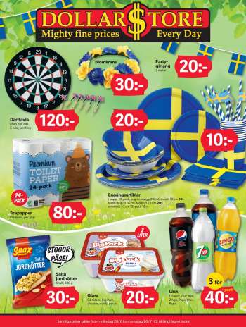 DollarStore reklamblad - 20/6 2022 - 20/7 2022.