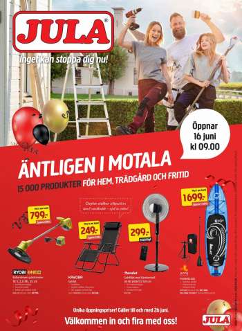 Jula reklamblad - 16/6 2022 - 26/6 2022.
