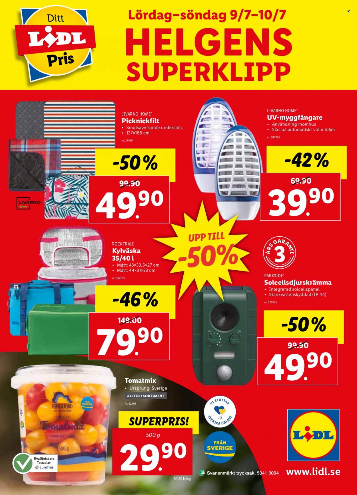 Lidl reklamblad - 4/7 2022 - 10/7 2022. Sida 34