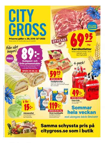 City Gross reklamblad - 27/6 2022 - 3/7 2022.